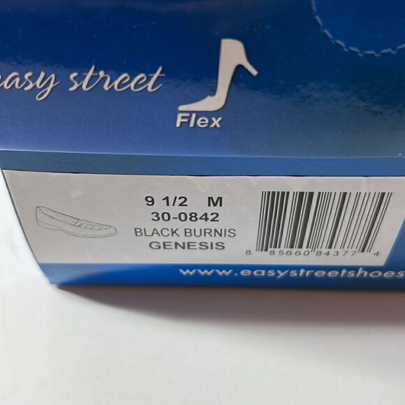 Easy Street Genesis Black Burnis Loafers size 9.5 M - Picture 5 of 5